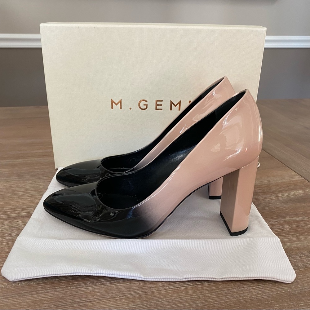 M. GEMI The Lustro pumps in natural ombre sz 40 1/2